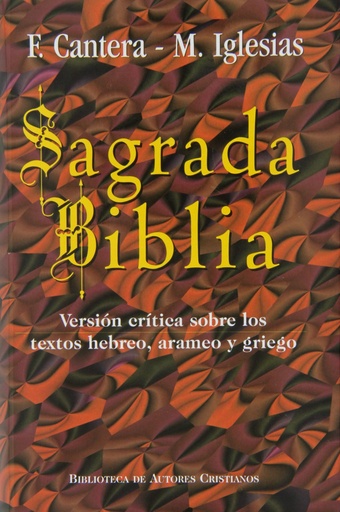 [9788479144906] Sagrada Biblia (Cantera-Iglesias)