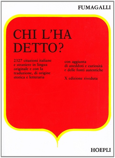 [9788820300920] Chi l´ha detto?