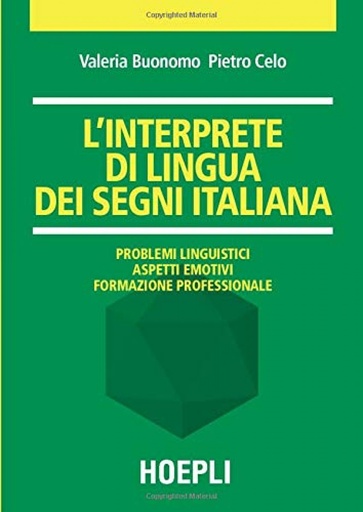 [9788820343682] L´interprete di lingua dei segni italiana