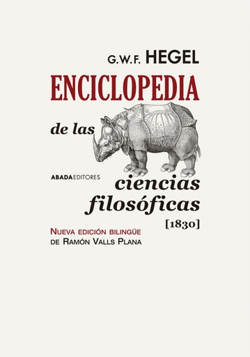 [9788416160570] ENCICLOPEDIA DE LAS CIÉNCIAS FILOSÓFICAS 1830