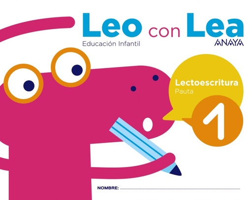 [9788469829646] LEO CON LEA 1 PAUTA 4 AÑOS