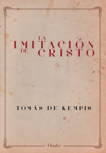 [9788425437182] La imitación de Cristo