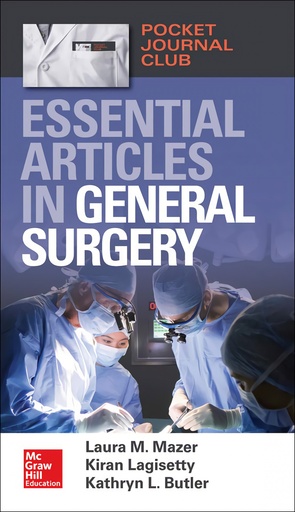 [9781259587580] POCKET JOURNAL CLUB: ESSENTIAL ARTICLES IN GENERAL SURGERY