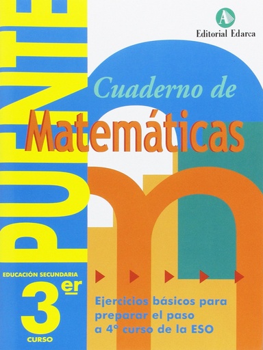 [9788478876235] PUENTE CUADERNO MATEMATICAS 3º ESO