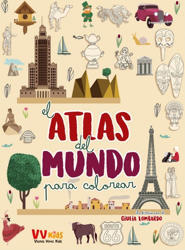 [9788468243702] EL ATLAS DEL MUNDO PARA COLOREAR
