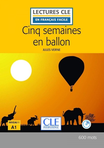 [9782090318722] CINQ SEMAINES EN BALLON LIVRE+CD - NIVEA 1/A1