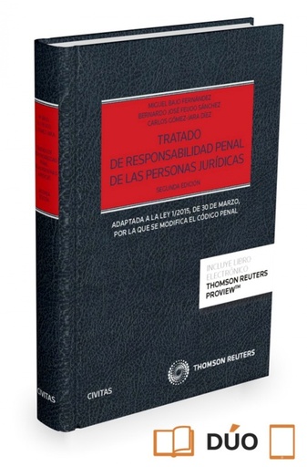 [9788490994320] TRATADO DE RESPONSABILIDAD PENAL DE LAS PERSONAS JURIDICAS (PAPEL + E-BOOK)