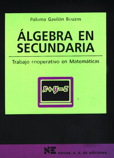 [9788427714588] ALGEBRA EN SECUNDARIA