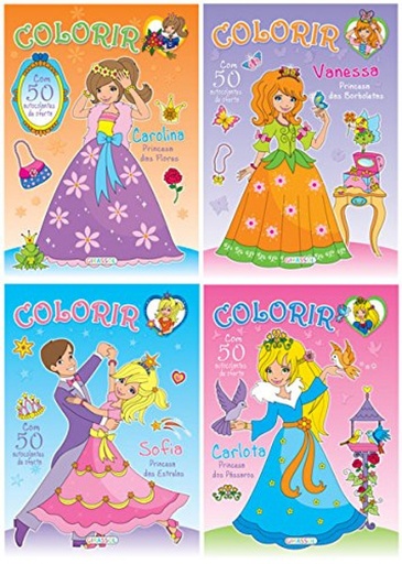 [9789896336349] COLORIR AS PRINCESAS - 50 AUTOCOLANTES DE OFERTA