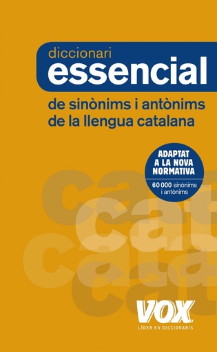 [9788499742373] DICCIONARI ESSENCIAL DE SINÒNIMS I ANTÒNIMS