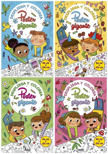 [9788467760934] DESPLIEGA Y COLOREA, PÓSTER GIGANTE