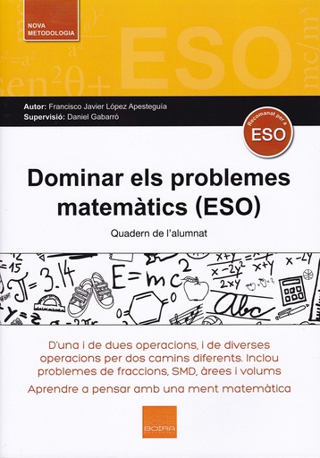 [9788416680313] Dominar els problemas matemátics ESO