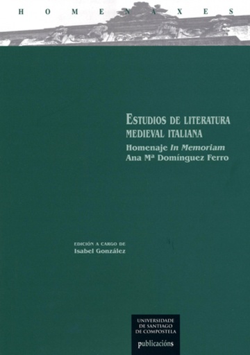 [9788416954759] ESTUDIOS DE LITERATURA MEDIEVAL ITALIANA