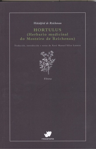 [9788417388058] HORTULUS (HERBARIO MEDICINAL DO MOSTEIRO DE REICHENAU