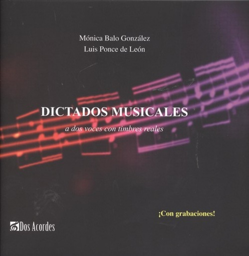 [9790801244376] DICTADOS MUSICALES A DOS VOCES CON TIMBRES REALES