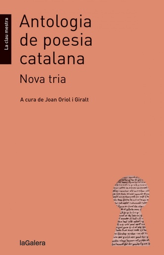 [9788424663186] ANTOLOGIA DE POESIA CATALANA. NOVA TRIA