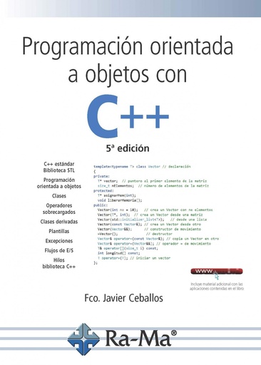 [9788499647548] PROGRAMACIÓN ORIENTADA A OBJETOS CON C++