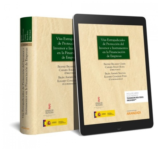 [9788491777038] VÍAS EXTRAJUDICIALES DE PROTECCIÓN DEL INVERSOR E INSTRUMENTOS EN LA FINANCIACIÓN DE EMPRESAS