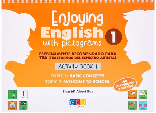 [9788417201524] Enjoying English with pictograms 1. Activity book 1