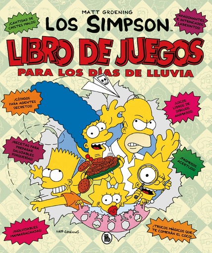 [9788402422002] LIBRO DE JUEGOS PARA LOS DÍAS DE LLUVIA (LOS SIMPSON. ACTIVIDADES)