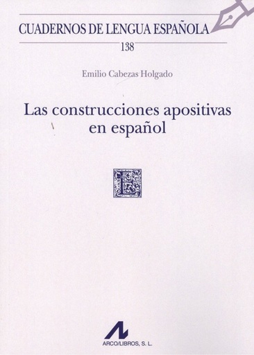 [9788476359853] CONSTRUCCIONES APOSITIVAS EN ESPAÑOL