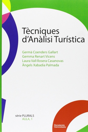 [9788496742956] TÉNIQUES D´ANAÀLISI TURÍSTICA