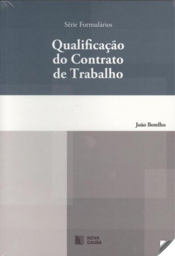 [9789898515605] QUALIFICAÇAO DO CONTRATO DE TRABALHO