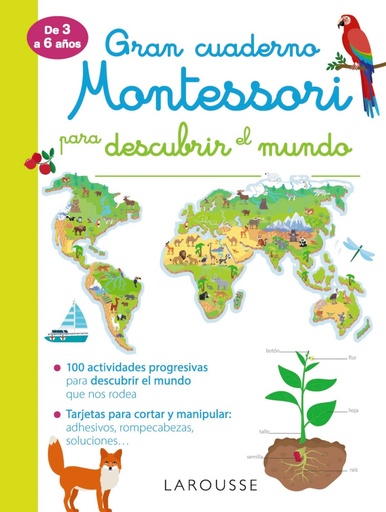 [9788417720261] GRAN CUADERNO MONTESSORI PARA DESCUBRIR EL MUNDO