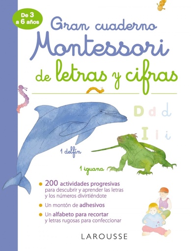 [9788417720308] GRAN CUADERNO MONTESSORI DE LETRAS Y CIFRAS