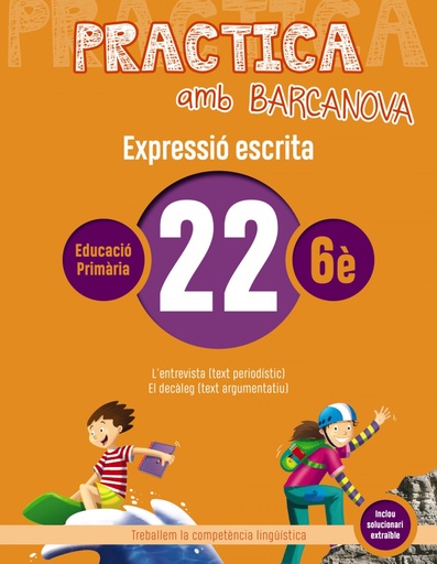 [9788448948412] EXPRESSIÓ ESCRITA 22-6E.PRIMARIA. PRACTICA AMB BARCANOVA 2019