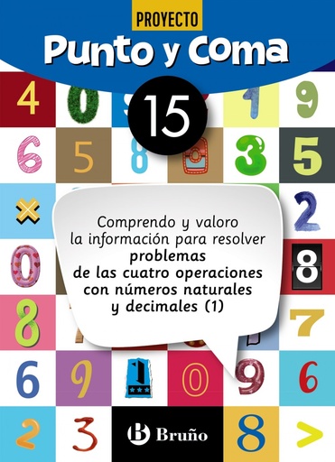 [9788469618424] CUADERNO MATEMÁTICAS 15. PUNTO Y COMA 2019