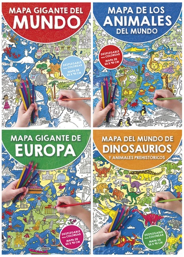 [9788467767230] MAPA GIGANTE PARA COLOREAR