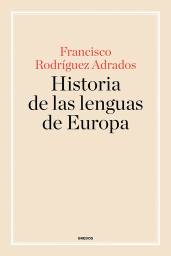 [9788424998875] HISTORIA DE LAS LENGUAS DE EUROPA