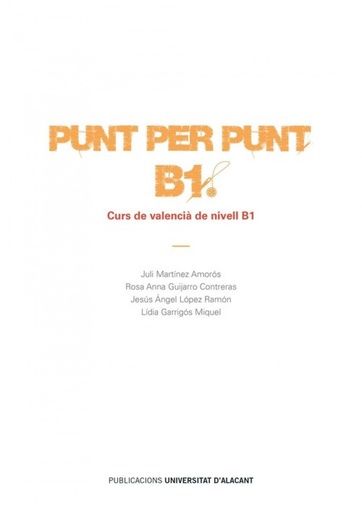 [9788497175401] PUNT PER PUNT B1