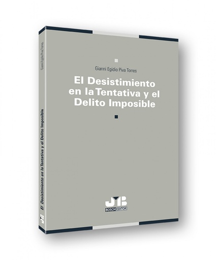 [9788412001976] El desistimiento en la tentativa y el delito imposible