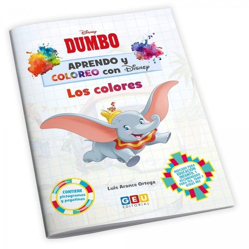 [9788417748586] APRENDO Y COLOREO CON DISNEY DUMBO LOS COLORES