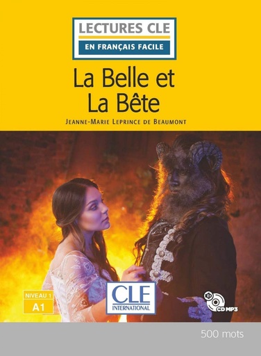 [9782090317244] LA BELLE ET LA BÊTE - LIVRE - NIVEAU 1;A1 - LIVRE+CDAUDIO