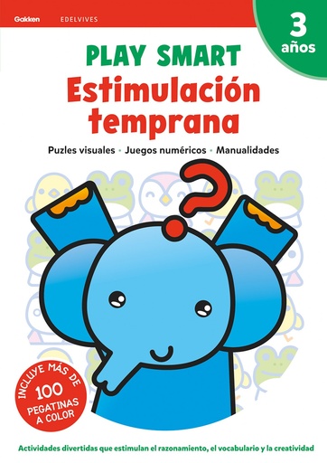 [9788414028223] Play Smart : Estimulación temprana. 3 años