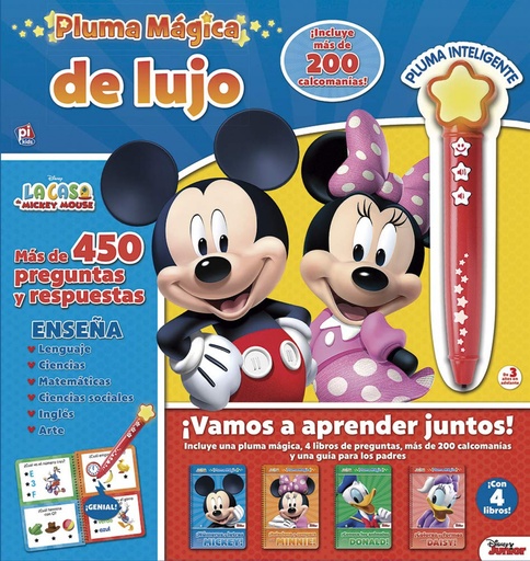 [9781503745247] LÁPIZ MÁGICO CON STICKERS MICKEY QUIZ IT PEN