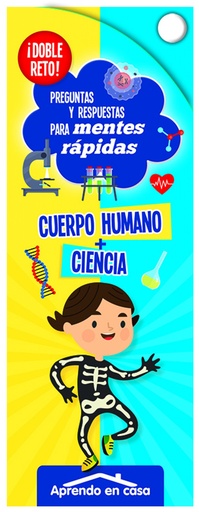 [9788491785910] APRENDO EN CASA DOBLE RETO - CUERPO HUMANO + CIENCIA