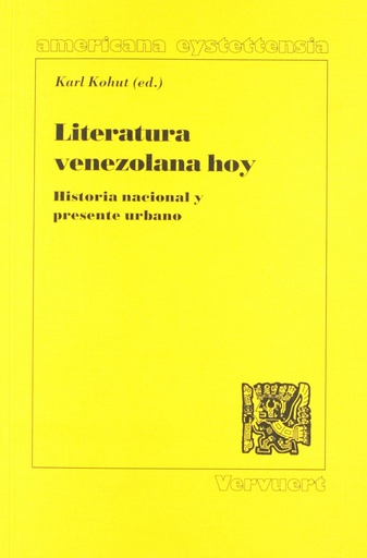 [9788495107558] Literatura venezolana hoy