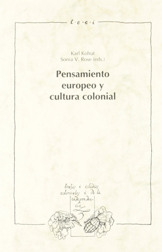 [9788488906861] Pensamiento europeo y cultura colonial