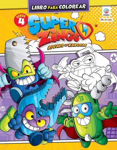 [9788393168125] SUPERZINGS. LIBRO PARA COLOREAR