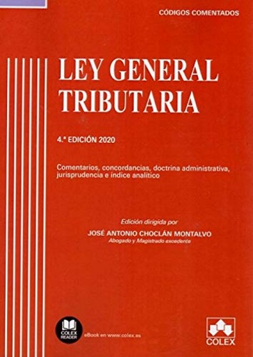 [9788418025952] Ley General Tributaria - Código comentado