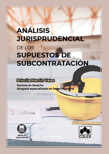 [9788418025167] Análisis jurisprudencial de los supuestos de subcontratación