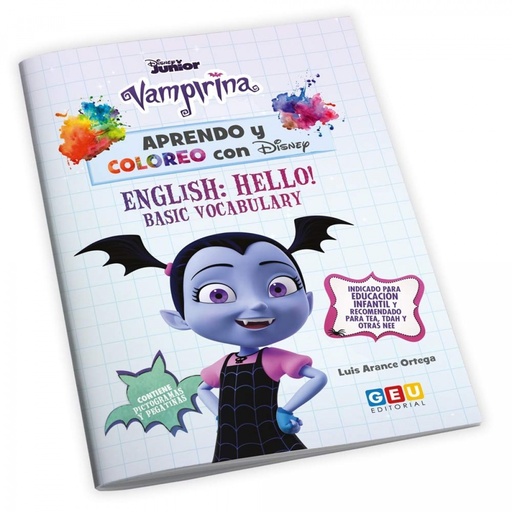 [9788417748593] Aprendo y coloreo con Disney. Vampirina. Inglés