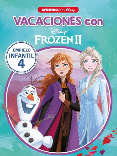 [9788417630706] Vacaciones con Frozen II (Libro educativo Disney con actividades)