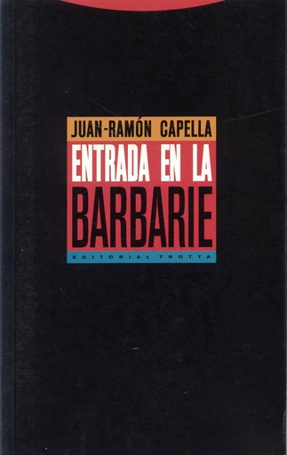 [9788481647792] Entrada en la barbarie