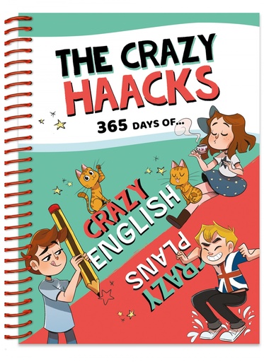 [9788418038297] Agenda The Crazy Haacks y actividades en inglés (Serie The Crazy Haacks)