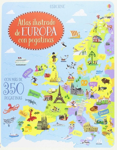 [9781474933124] Atlas de Europa con pegatinas